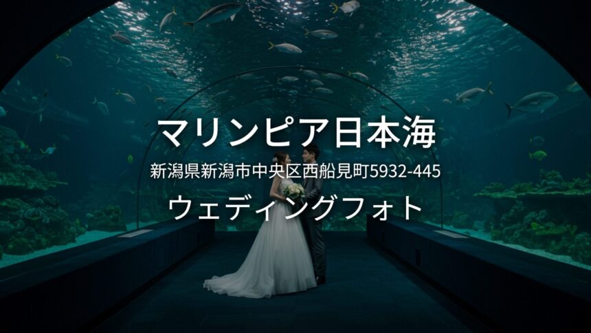 新潟 マリンピア日本海でのウェディングフォト・ロケーションフォト